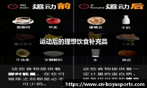 运动后的理想饮食补充品